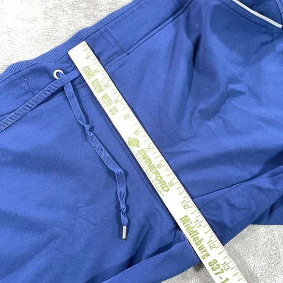 Healing Hands HH360 Scrub Pants Women Large Blue Cargo Drawstring Yoga Waist - Picture 5 of 11